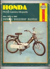 Honda PA50 Camino (76-80) Haynes Shop Repair Manual PA 50 L VL DXVL I & II FC11