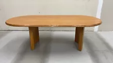 8ft x 43" x 31" Conference Table Executive Office Meeting Table in Oak Wood