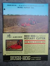 Vintage Original Bush Hog Model 266 Rotary Cutter 66-inch Swath Flyer