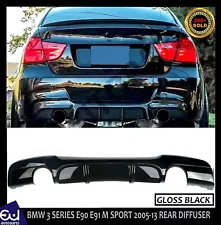 FOR BMW 3 SERIES E90 E91 M SPORT REAR DIFFUSER SPLITTER VALANCE 335i STYLE 05-13