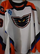 Lehigh Valley Phantoms MACDONALD 18-19 game worn whit jersey Philadelphia Flyers