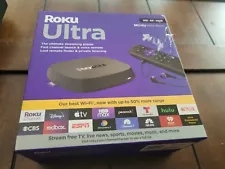 New in Box Roku Ultra 4K 4800R Streaming Media Player HD 4K HDR Ethernet Wifi