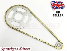 GOLD X-Ring Chain and Sprockets for Honda CRF250 X 2004-2017