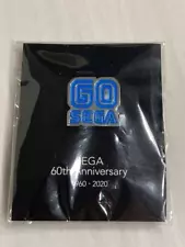 SEGA GO SEGA 60th anniversary pin badge, new, not for sale