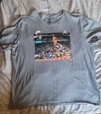 Jordan Free Throw Line T Shirt Grey 3XL