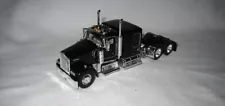 1/64th DCP778 Cab W900L Flat Top Sleeper All Black