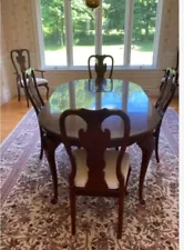 Drexel Herritage dining room set table & 6 chairs