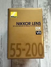 Brand New! Nikon AF-S DX NIKKOR 55-200mm f/4-5.6G ED VR II Telephoto Zoom Lens