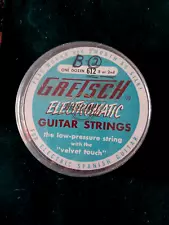 7 Gretsch Electromatic 632 guitar B strings 1950's "T" roof logo in orig box.