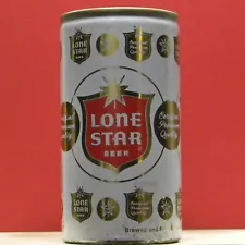 Lone Star Beer 12 oz 3 Panel Can Lone Star Brewing San Antonio Texas F91