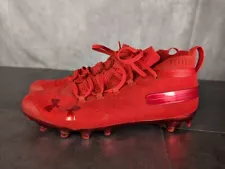 Under Armour Spotlight Suede MC Red Football Cleats (3022816-600) Men's Sz 9