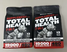 Bully Max Supplement Total Health All Life Stages 13 oz Lot of 2 Exp. 01/2025