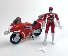 Red Ranger Mighty Morphin Power Rangers T-Rex Battle Bike Complete 1994 Bandai