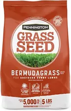 Pennington Bermudagrass Grass Seed 5 lb Brown