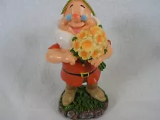 Disney "DOC" Snow White and the Seven Dwarfs Garden Statue New 8 Inch