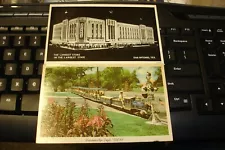 2) San Antonio Texas Postcards -Largest Joskes & Brackenridge Eagle old 99 train