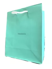 Tiffany & Co Single ONE Blue Shopping Medium Gift Bags 9.75"x 8" Bag For Jewelry