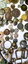 Metal Detecting Finds Silver Hammered Coins Roman Medieval Georgian