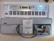 Korg Triton Le 61Key Keyboard Synthesizer W/ Adapter soft case Tested from Japan