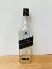 1 X JOHNNIE WALKER BLACK LABEL Empty Whisky Bottles 1 Litre. VGC