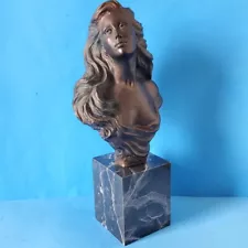 Vintage Bust Sculpture Camille by Alice Heath for Austin Productions, Signed