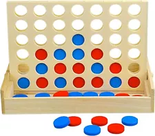 Wooden Jumbo Games Connect 4 Large Outdoor Games Yard Big Huge Lawn Foldable