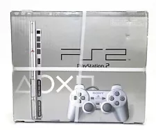 BRAND NEW SEALED Sony PS2 Satin Silver Slim PLAYSTATION 2 SCPH-77001