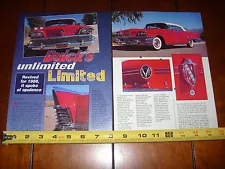 1958 BUICK LIMITED CONVERTIBLE ORIGINAL ARTICLE