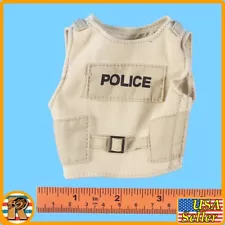 Misc Gear [Vests] - Tan Police Vest - 1/6 Scale - for Action Figures {2}