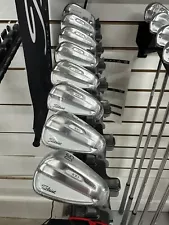 Titleist T100ii Iron Set-T100ii Irons-4-PW+50* TT AMT White S300-Stiff-FREE SHIP