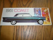 1961 Mercury Comet & Accessories Sales Brochures - Vintage - Two for One Price