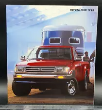 1993 Toyota T100 SR5 Pickup Sales Salesman Showroom Brochure 24pgs