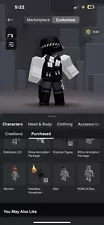 real roblox headless account with 13.5k robux