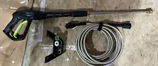 Greenworks GPW2000-1 Pressure Washer Hose, Gun Wand and 3 Heads