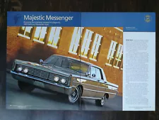 1965 Mercury Marauder 5-Page Original Color Article - 823