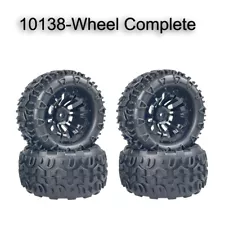 4 PCS Black 1/10 Scale 4WD Truck Tires for Sales Wheel With 12MM Hex