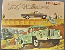 1962-1963 Jeep Gladiator Pickup Truck Brochure Townside Panel Nice Original