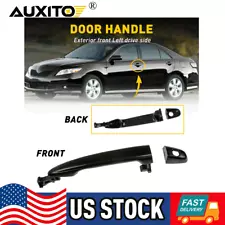 Front Exterior Outside Black Door Handle LH Driver Side For 2007-11 Toyota Camry