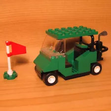 DadventureDan's CUSTOM GOLF CART GREEN for LEGO town city club golfer gift set