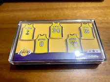 Los Angeles Lakers “The 2000s” Commemorative Pin Set 1/25/24 Kobe Pau Shaq