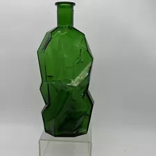 Dark Green Bath Salt Bottle Ruba Rombic Cubist Copy