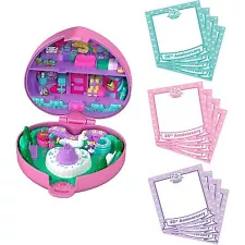 Polly Pocket 35th Party Time Stamper Collector 6pc Doll Playset