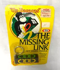 Vintage Go Bananas The MISSING LINK KEY CHAIN PUZZLE Ideal