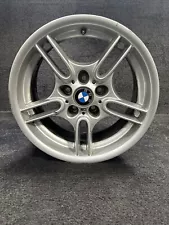 2000-2003 BMW 540i 17” Factory Alloy Rim 17x8 Silver OEM 2228995