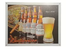 Budweiser 16"×12.5" Metal Sign