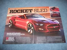 2015 Mustang GT Custom Galpin Auto Sports Speedster Article "Rocket Sled"