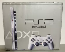 PS2 Slim Satin Silver PLAYSTATION 2 Console (SCPH-79001) NEW - Seal Loose - READ