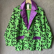 DC Comics The Riddler costume jacket/coat One Size Fits Most Halloween Cosplay