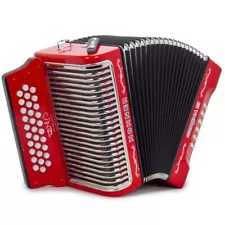 Hohner Corona III Emiliano Zuleta Accordion 5 Letras BESAS Acordeón