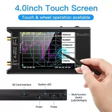 SeeSii NanoVNA Vector Network Analyzer 4'' 10KHz-1.5GHz HF VHF Antenna Analyzer